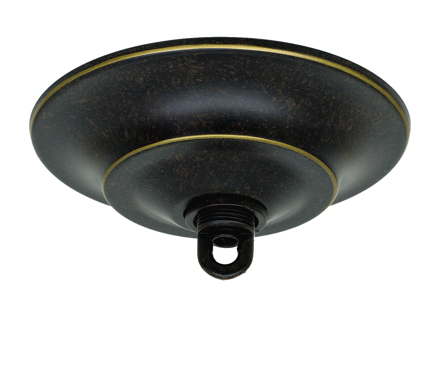 Any One Light Pendant in Dark Granite with 14" Mardi Gras Shade