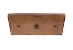 portland Five Light Bar in Painted Wood-look Metal & Dark Granite with 7" Dark Granite Cone Metal Shade Shade