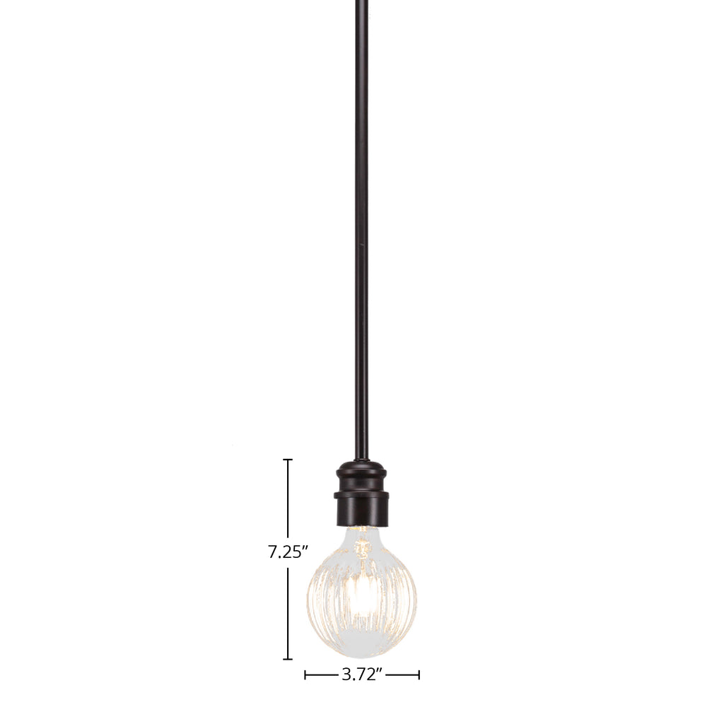 Edge LED Mini Pendant in Espresso