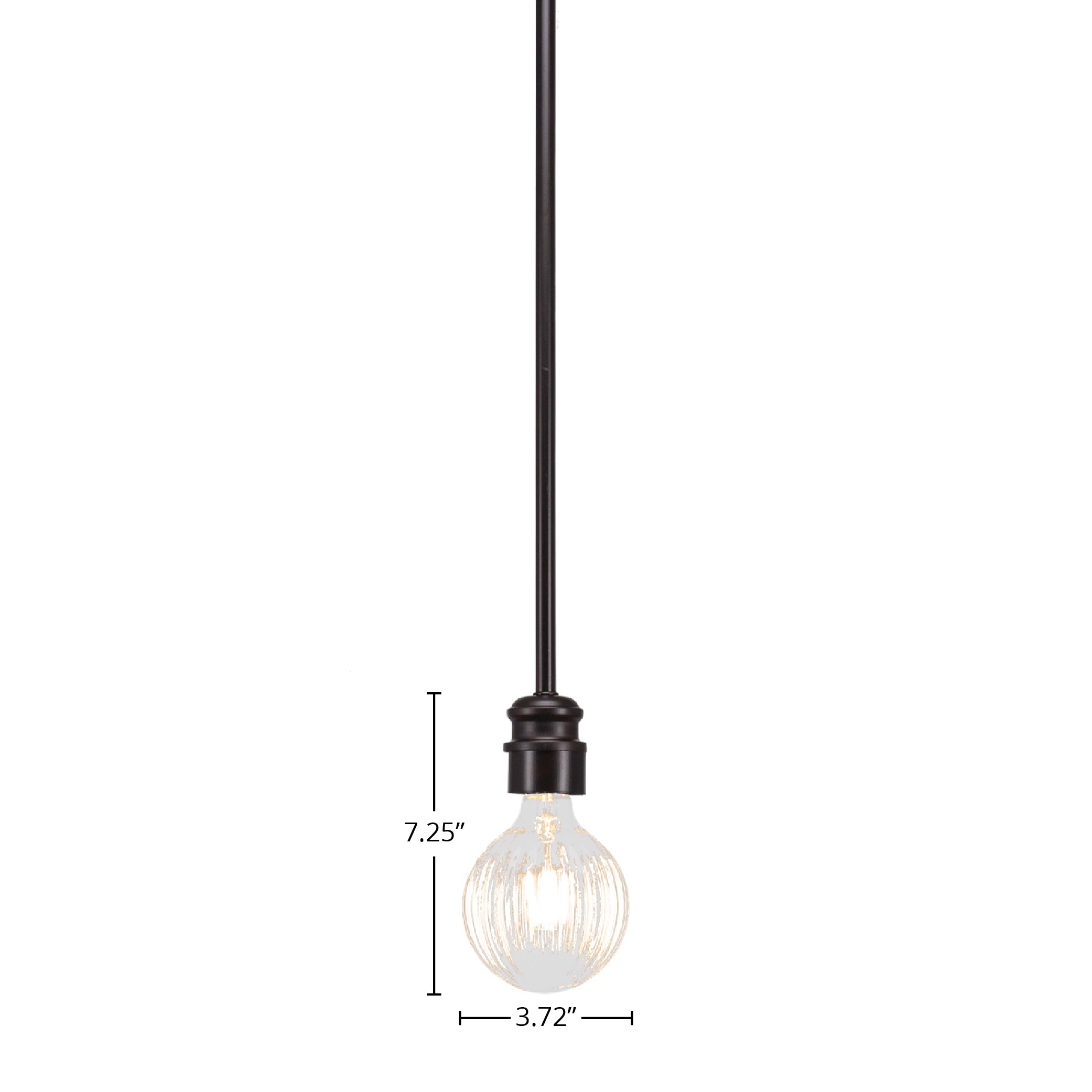 Edge LED Mini Pendant in Espresso
