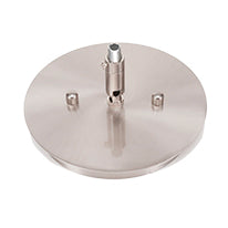 Edge One Light Mini Pendant in Brushed Nickel with 5.5" Gray Matrix Shade