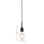 Edge LED Mini Pendant in Espresso