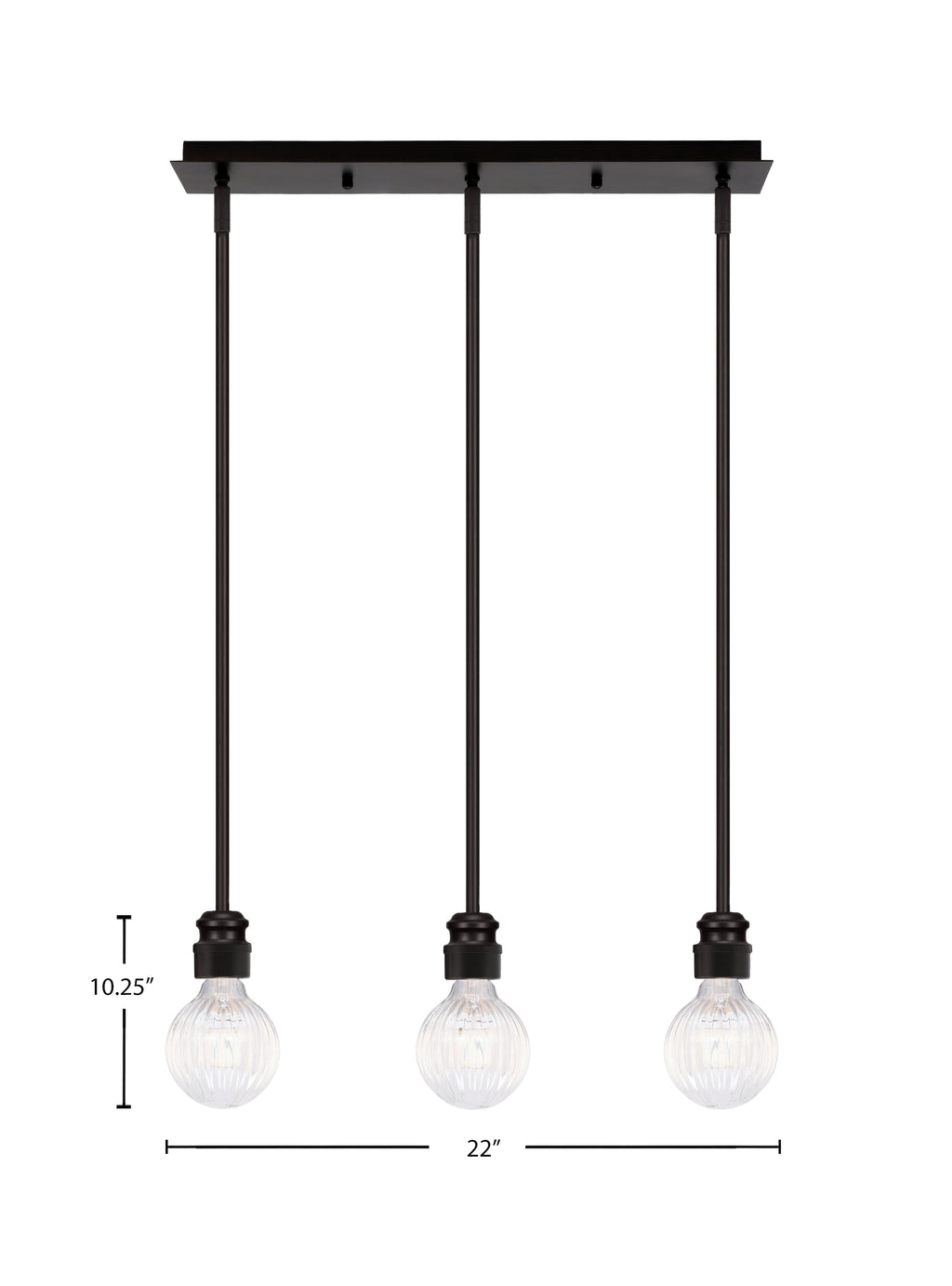 Edge LED Mini Pendant in Espresso