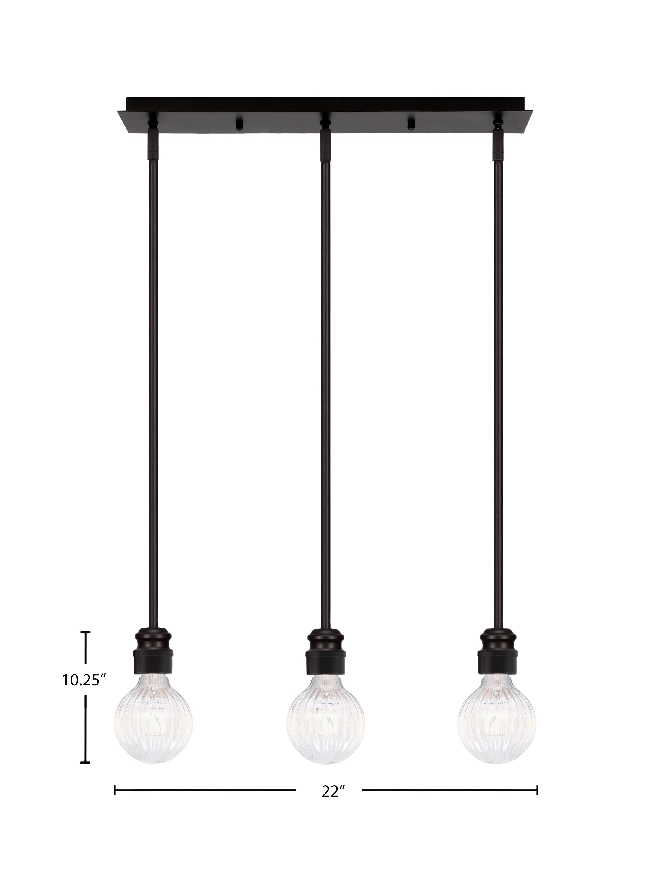 Edge LED Mini Pendant in Espresso