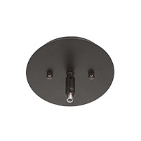 Edge Four Light Chandelier in Espresso with 4" Clear Bubble Shade