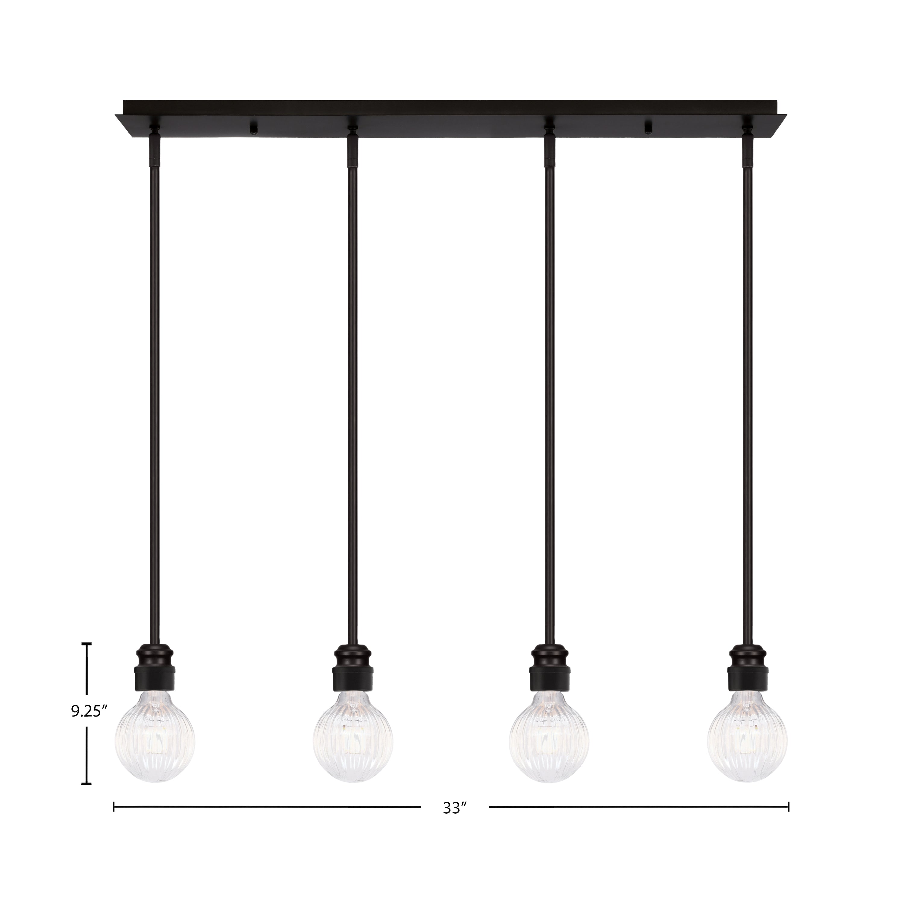 Edge LED Mini Pendant in Espresso