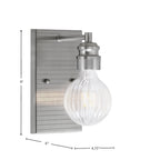 Edge LED Wall Sconce in Brushed Nickel