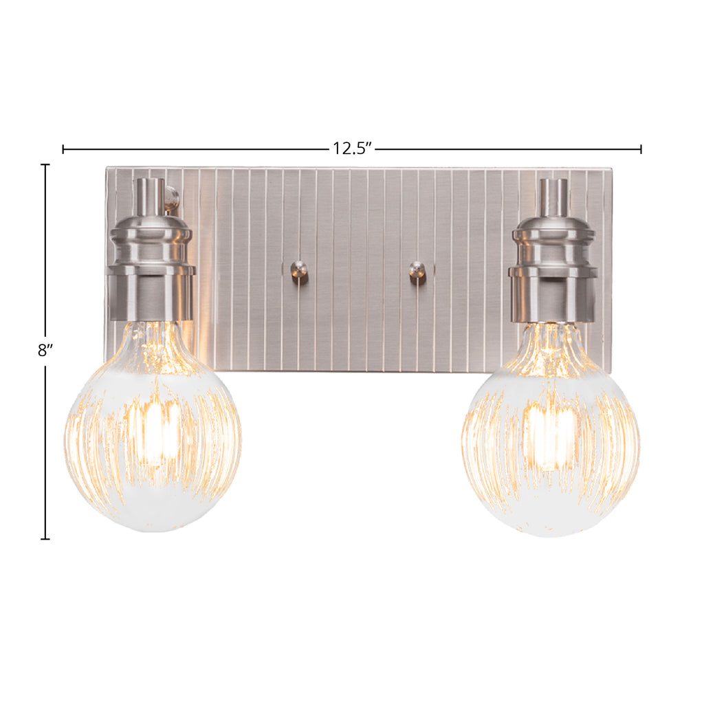 Edge LED Bath Bar in Brushed Nickel