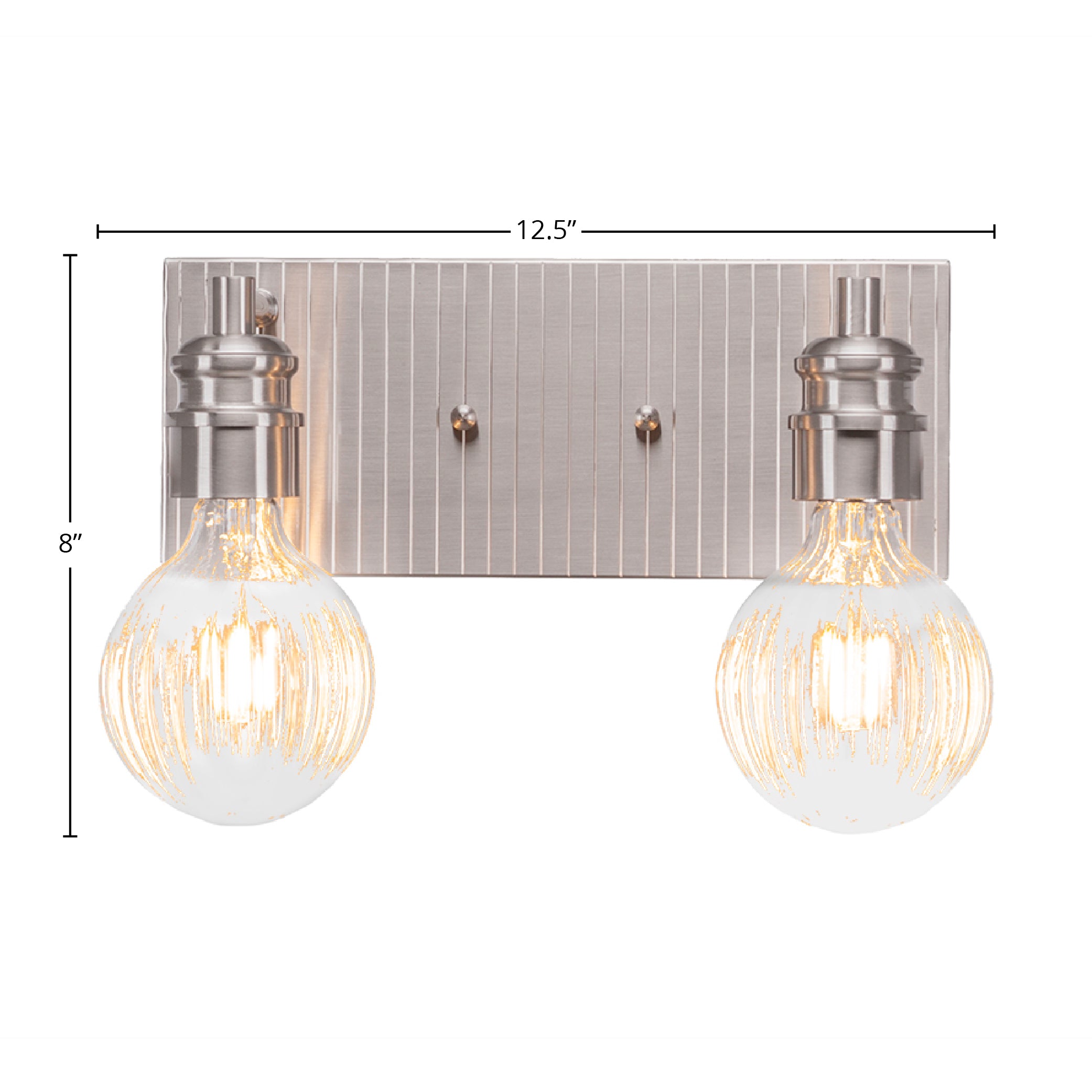 Edge LED Bath Bar in Brushed Nickel