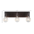 Edge LED Bath Bar in Espresso