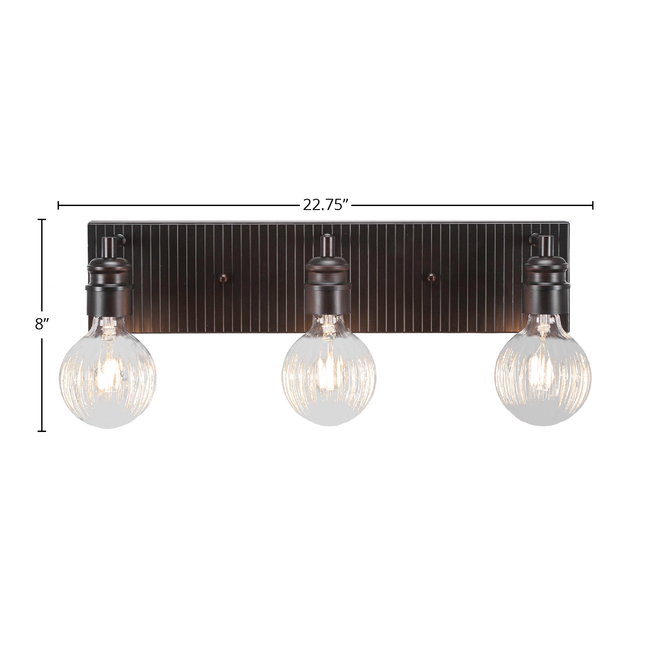 Edge LED Bath Bar in Espresso