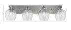 Toltec Lighting | 1164-BN-4812