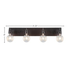 Edge LED Bath Bar in Espresso