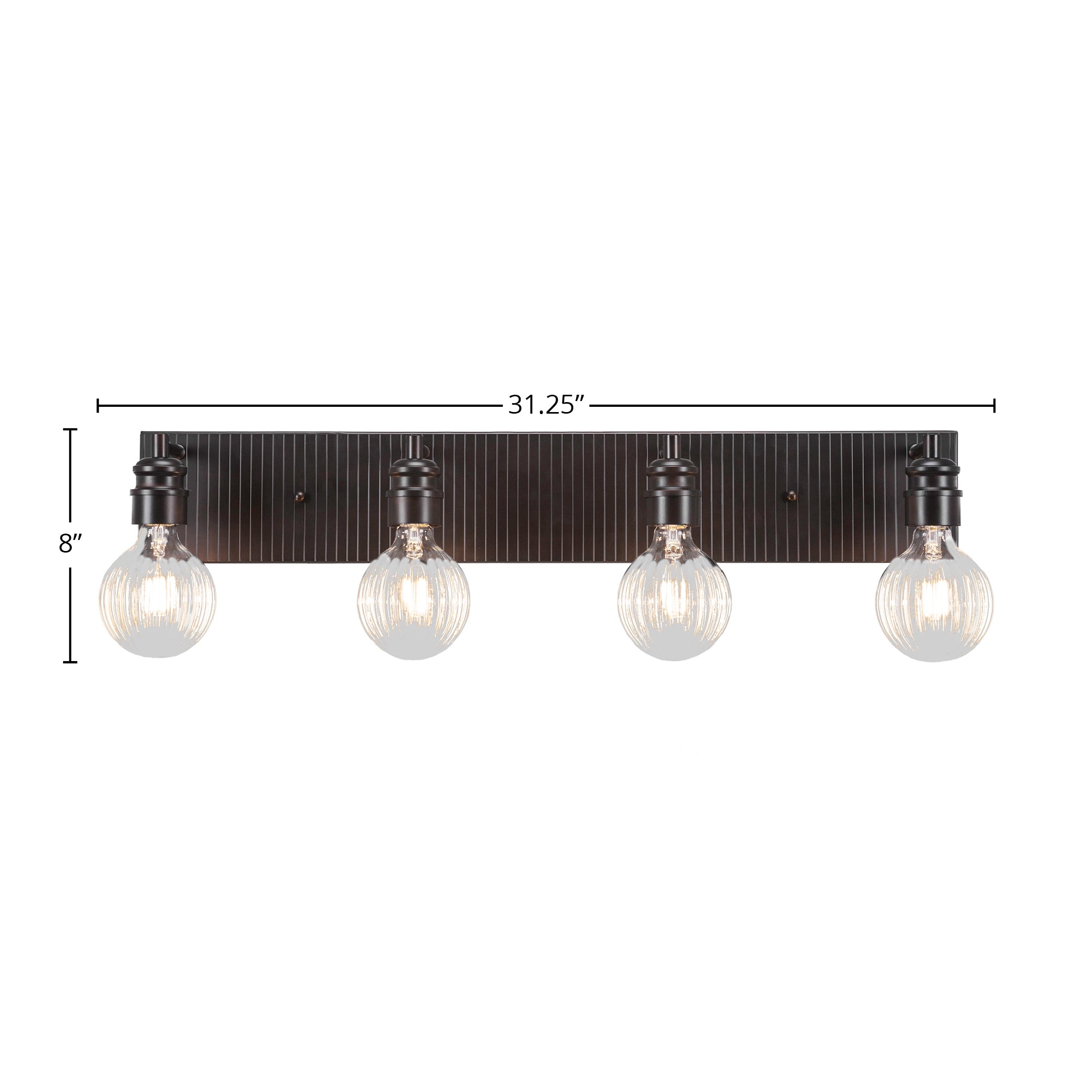 Edge LED Bath Bar in Espresso