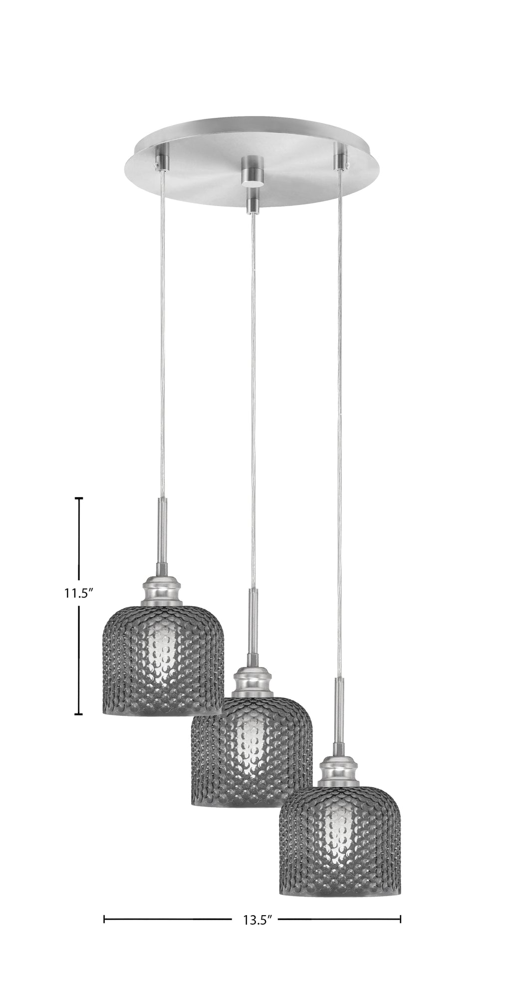 Toltec Lighting | 1173-BN-4612