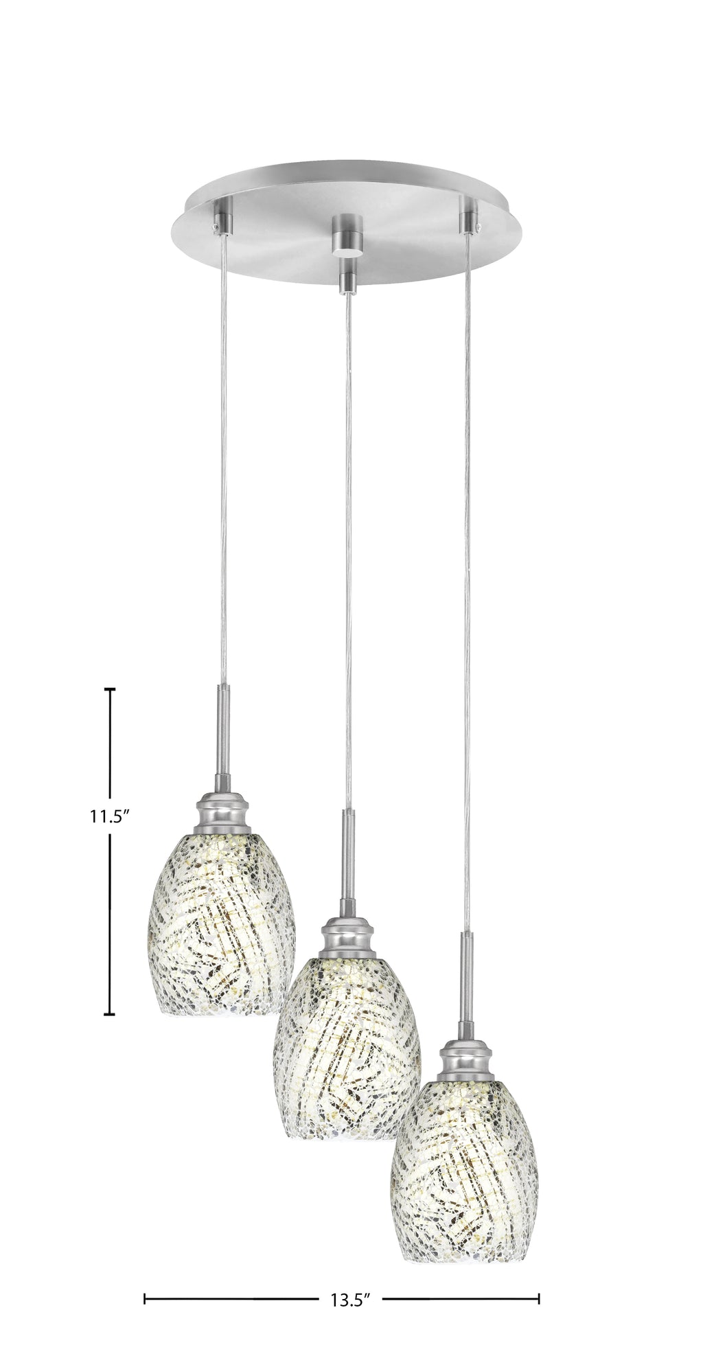 Toltec Lighting | 1173-BN-5054