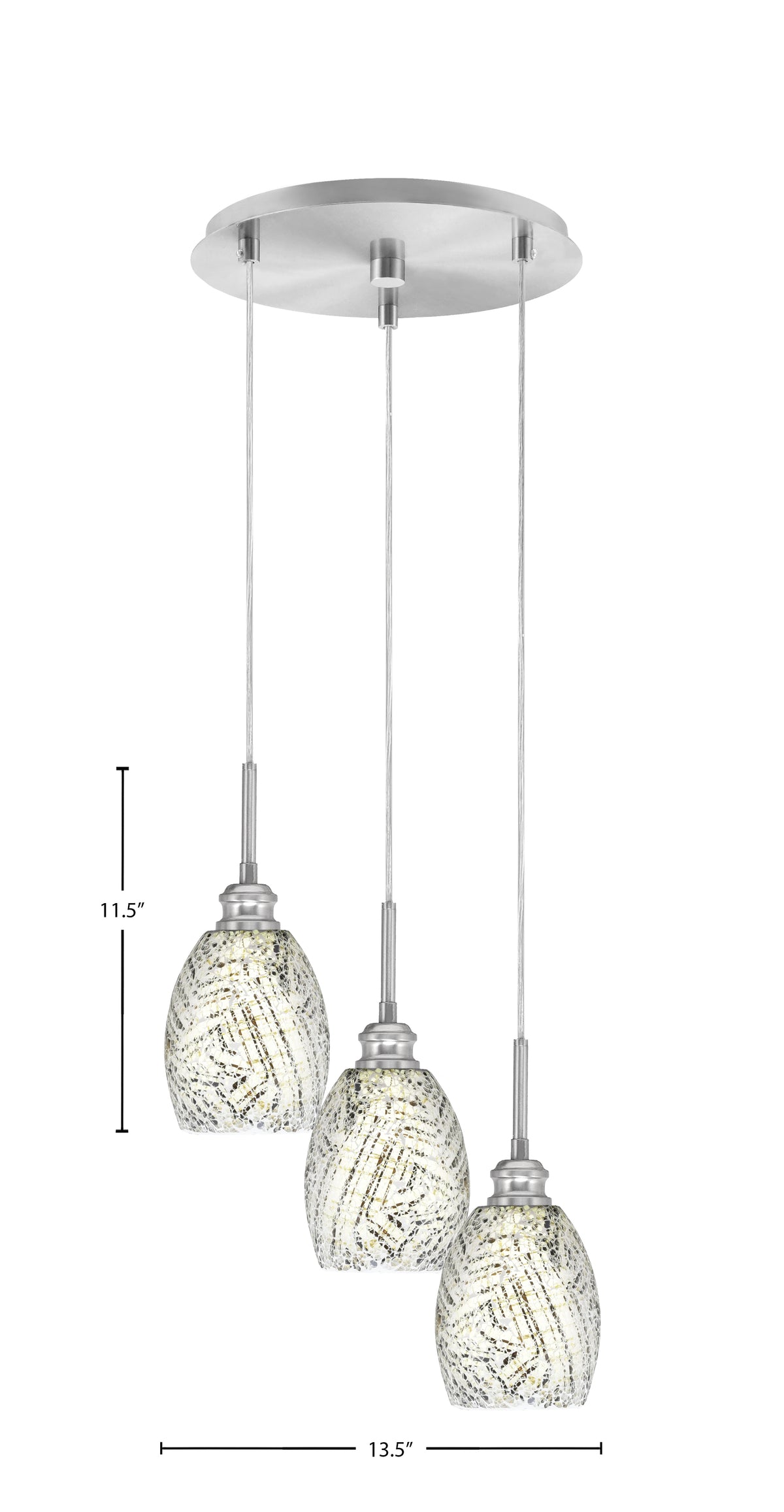 Toltec Lighting | 1173-BN-5054