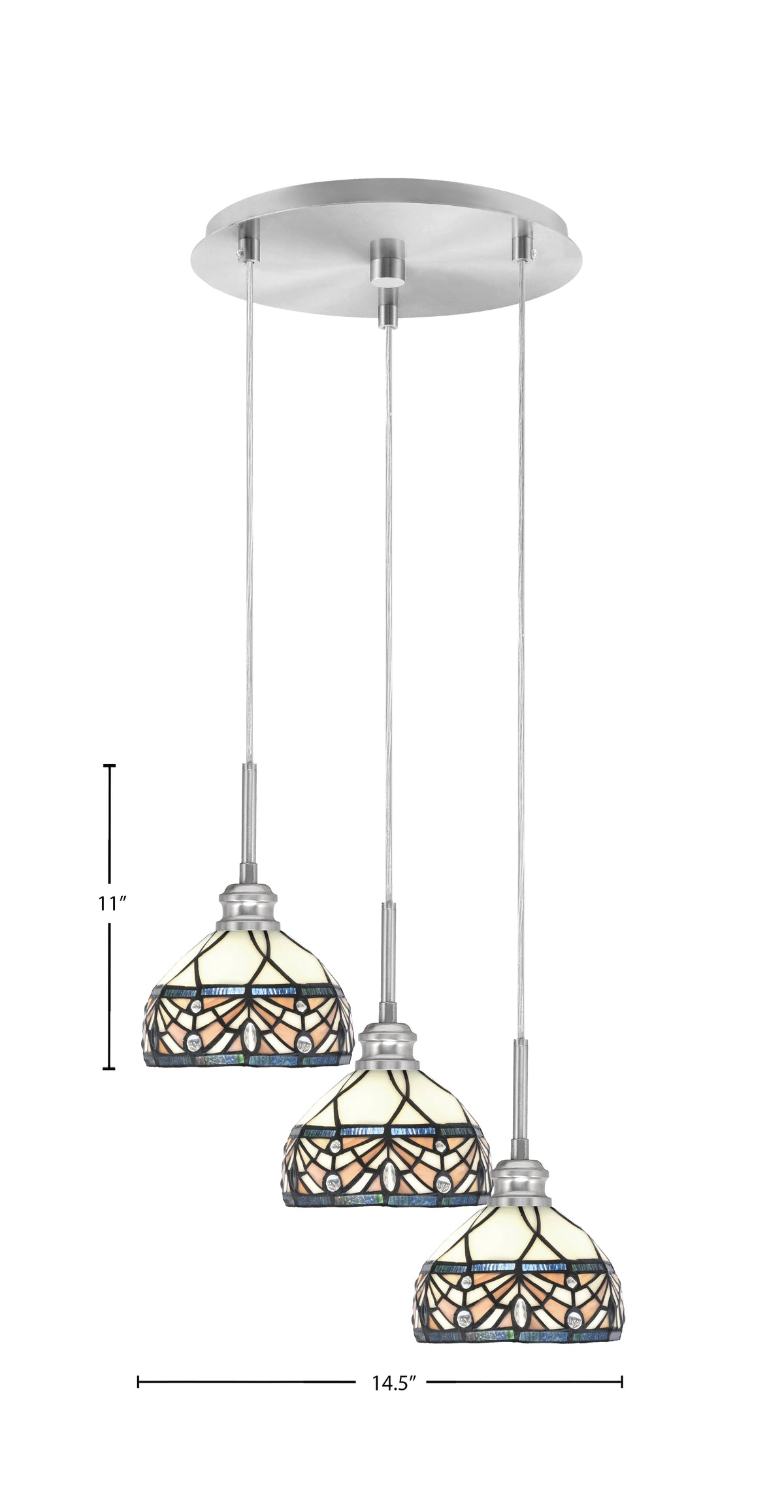 Toltec Lighting | 1173-BN-9485