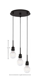 Edge LED Mini Pendant in Espresso