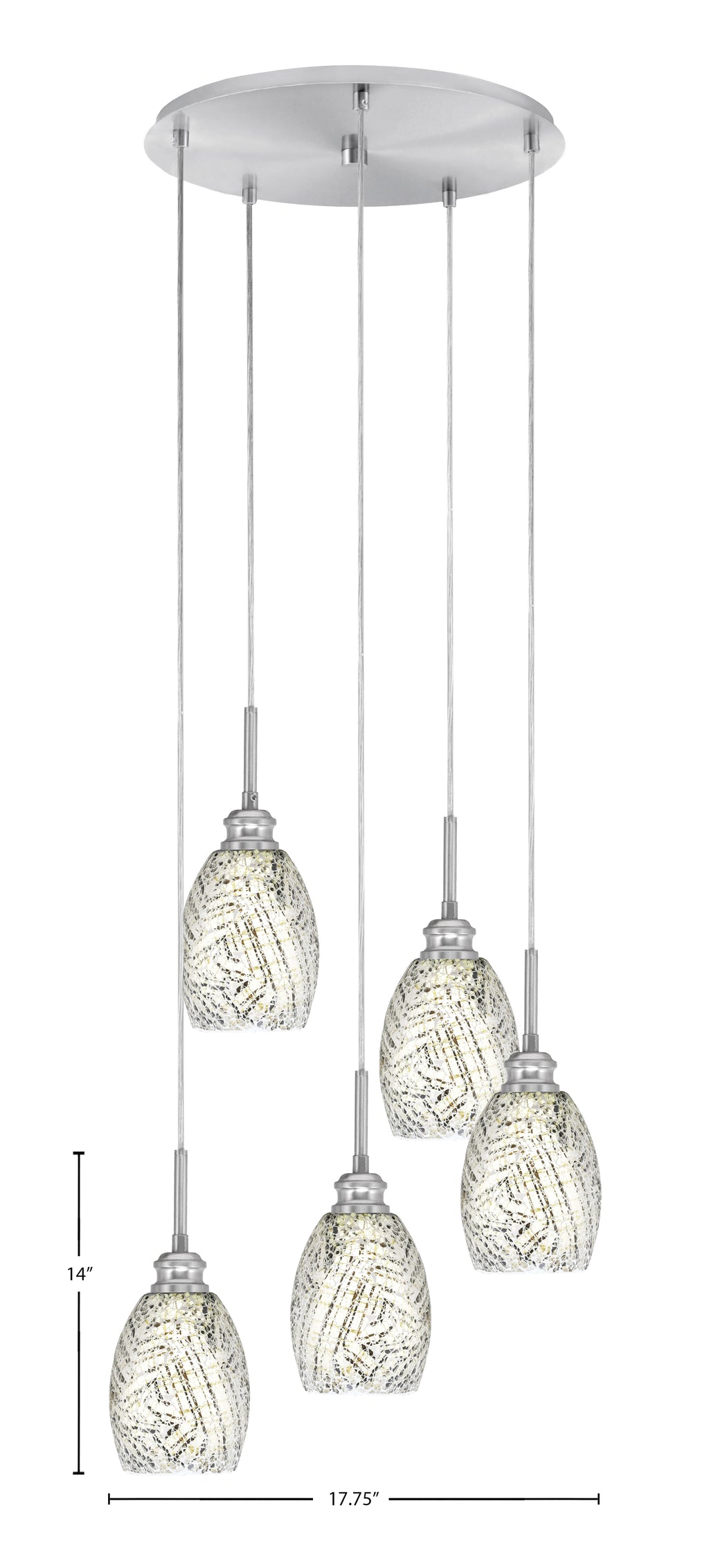 Toltec Lighting | 1175-BN-5054