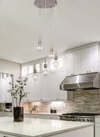 Edge LED Mini Pendant in Brushed Nickel
