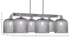 Toltec Lighting | 1186-BN-4612