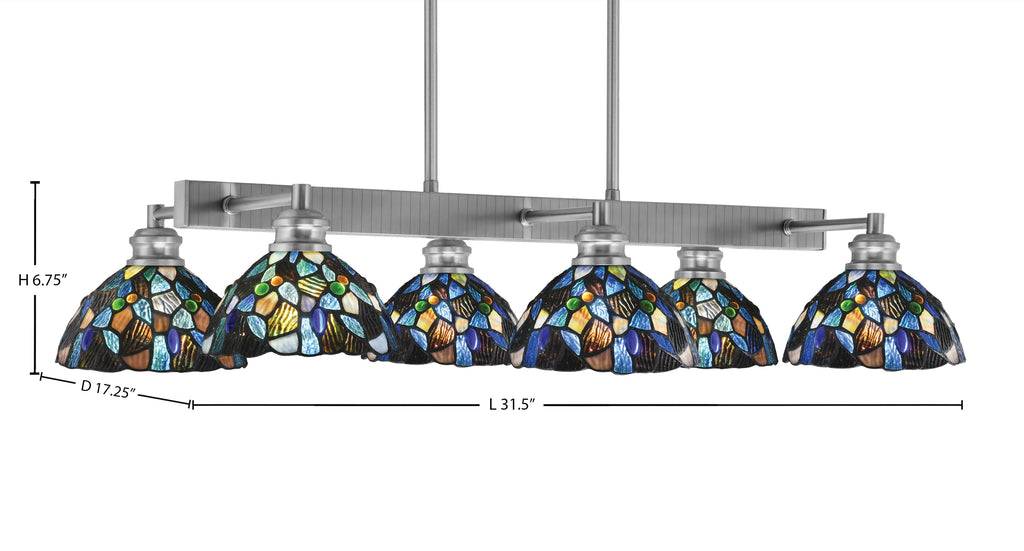Toltec Lighting | 1186-BN-9955
