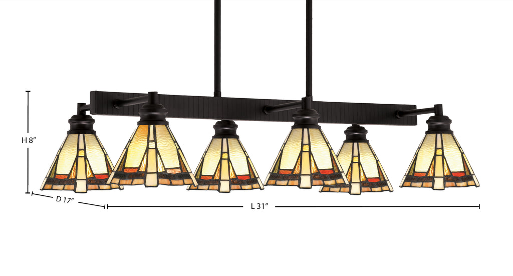 Toltec Lighting | 1186-ES-9345
