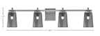 Toltec Lighting | 1214-GP-262
