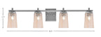 Toltec Lighting | 1214-GP-263