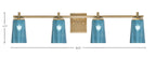 Toltec Lighting | 1214-NAB-265