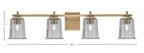 Toltec Lighting | 1214-NAB-5032