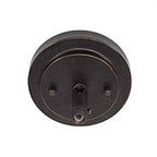 Meridian Seven Light Chandelier in Dark Granite with 5" White Shade