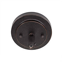 Meridian Three Light Island Pendant in Dark Granite with 5" White Shade