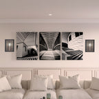 Cadina One Light Wall Sconce in Matte Black & Brushed Nickel