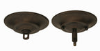 Any One Light Pendant in Bronze with 14" Fiesta Art Glass Shade
