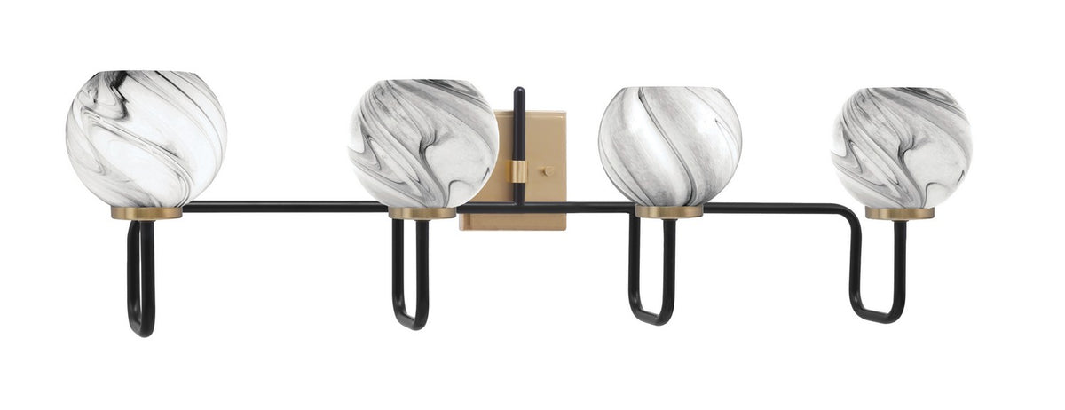 Toltec Lighting | 6224-MBNAB-4109