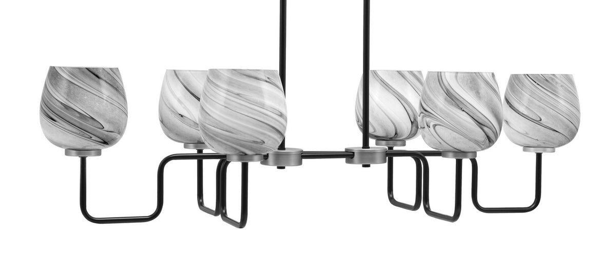 Toltec Lighting | 6236-MBGP-4819