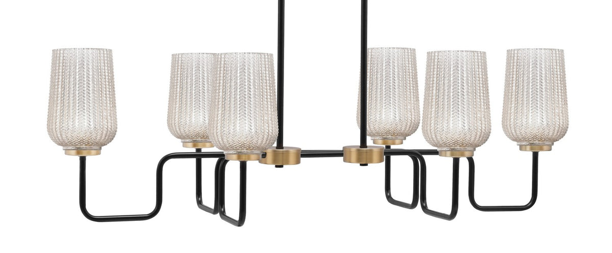 Toltec Lighting | 6236-MBNAB-4253