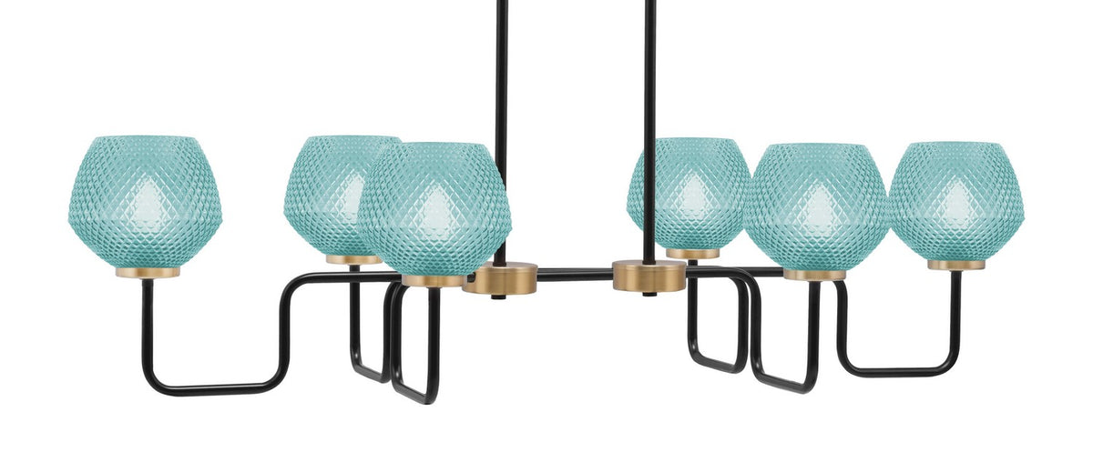 Toltec Lighting | 6236-MBNAB-4625