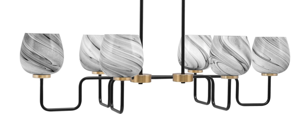 Toltec Lighting | 6236-MBNAB-4819
