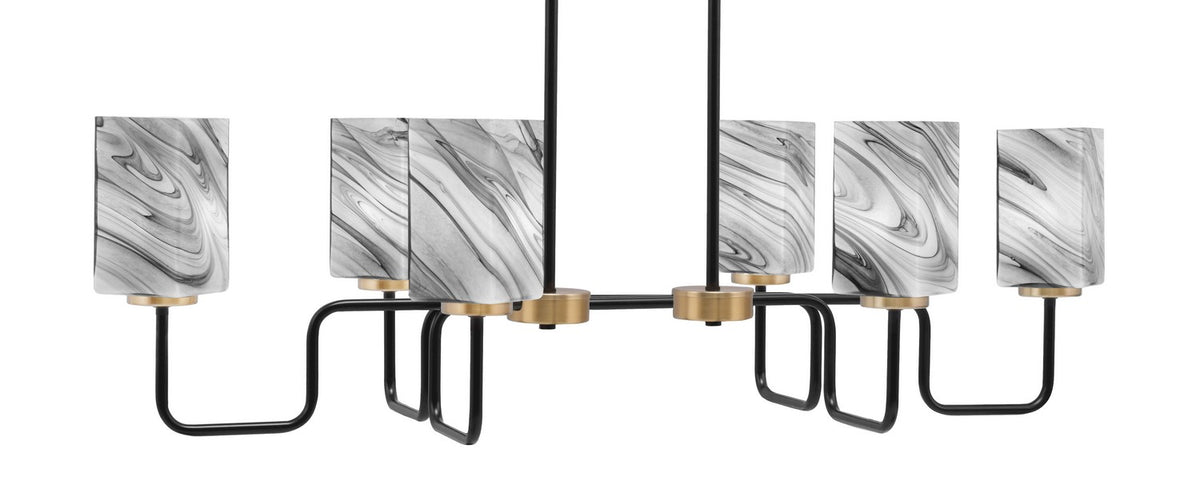 Toltec Lighting | 6236-MBNAB-549