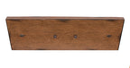 Blacksmith Four Light Bar in Painted Wood-look Metal & Dark Granite with 16" Sandhill Art Glass Shade