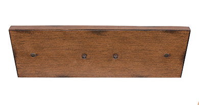 Blacksmith Four Light Bar in Painted Wood-look Metal & Dark Granite with 16" Sandhill Art Glass Shade