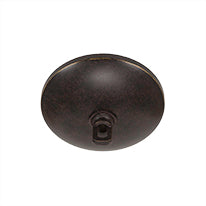 Blacksmith Three Light Chandelier in Painted Wood-Look Metal & Dark Granite with 7" Zion Art Glass Shade