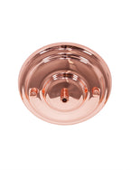 Plexus One Light Pendant in Copper with With Amber Antique Shade