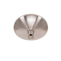 Marquise Three Light Chandelier in Brushed Nickel with 4" Clear Bubble Shade