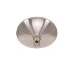 Marquise Three Light Chandelier in Brushed Nickel with 4" Clear Bubble Shade