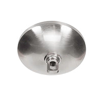 Odyssey Four Light Chandelier in Brushed Nickel with 7" Clear Bubble Shade