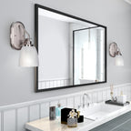 Odyssey One Light Wall Sconce in Brushed Nickel with 5" Clear Ribbed Shade